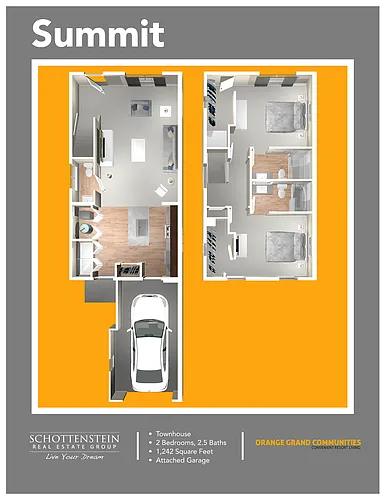 Floor plan Summit Townhome