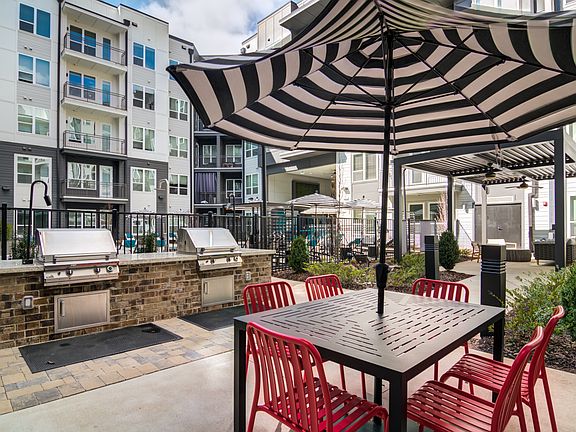 Poolside Grilling and Picnic Area