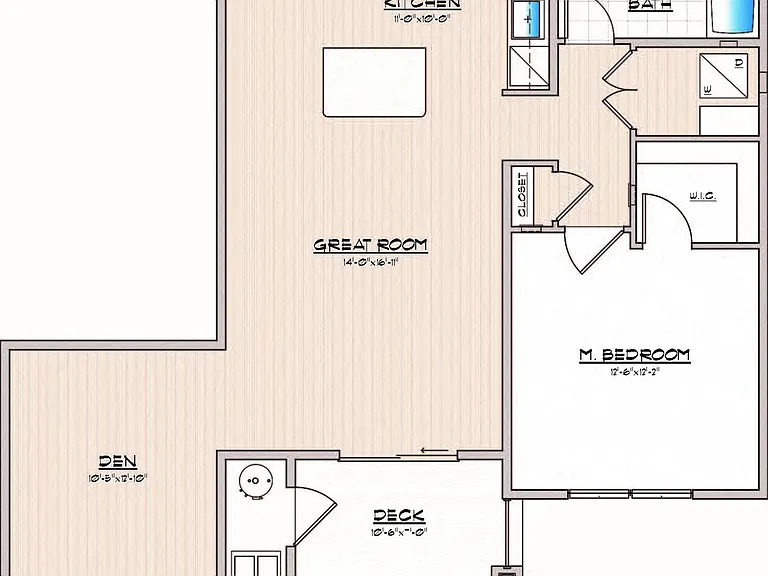 Cambria Phase 1, 1 Bed With Den Cambria Phase 1, 1 Bed With Den