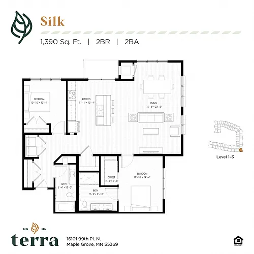 Floor plan Silk