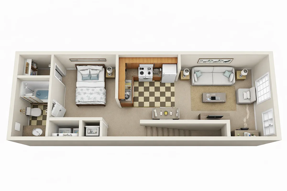 Floor plan Base 0x1
