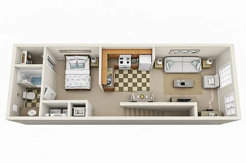 Floor plan Base 0x1