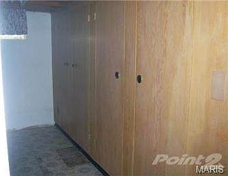 Storage lockers in basement