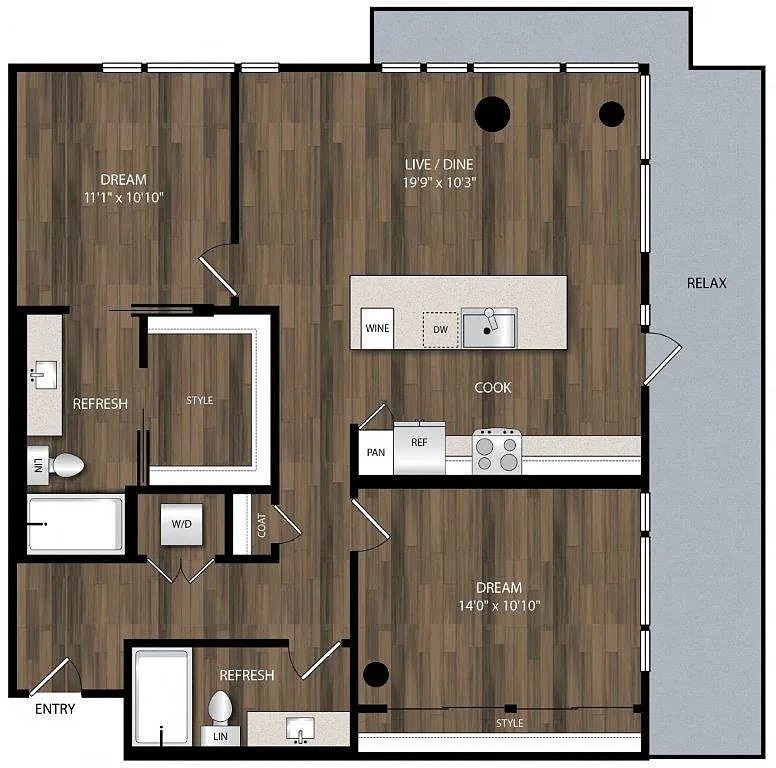Floor plan B2