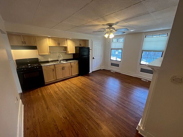 open kitchen living room