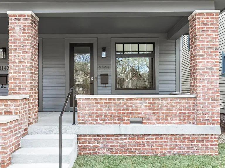 Front door to 2141 N Talbott St.