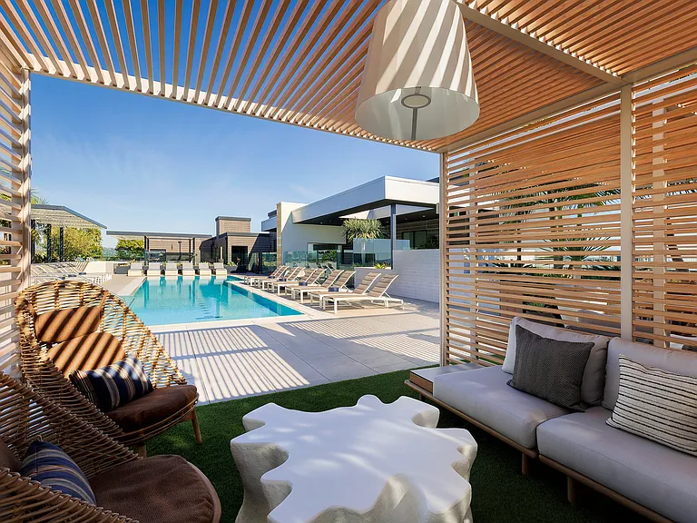 Sunset Pool Deck Cabana