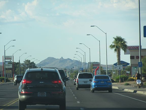 Mt. peak seen from Kingman