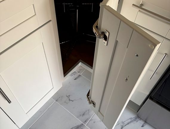 LZ Susan cabinet in Kitchen