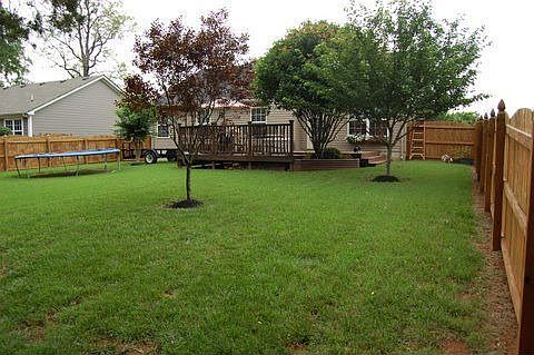 Huge back yard