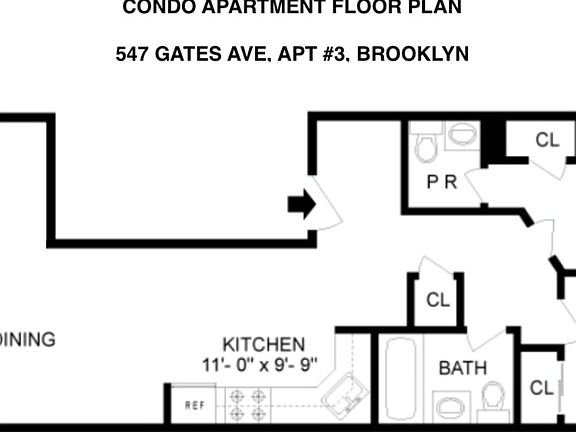 2nd image of 547 Gates Ave #3