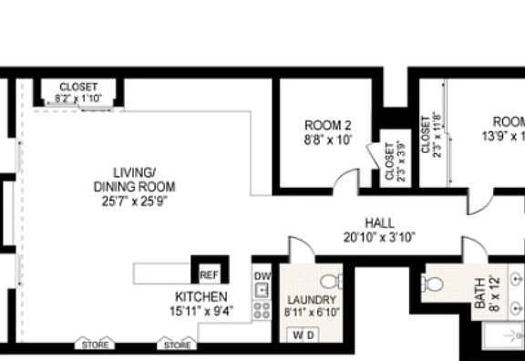 2nd image of 383 W Broadway #3N