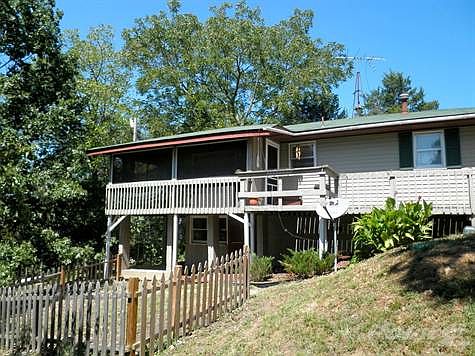 Covered Deck Facing the Lake