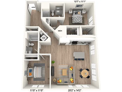 Floor plan B-02-Scheme II