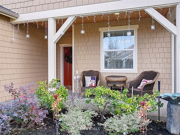 Inviting front patio to welcome guests and the afternoon sun.  