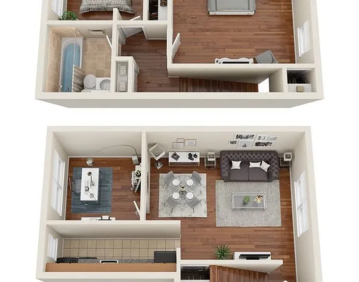 2 bedroom duplex w/ den 2 bedroom duplex w/ den