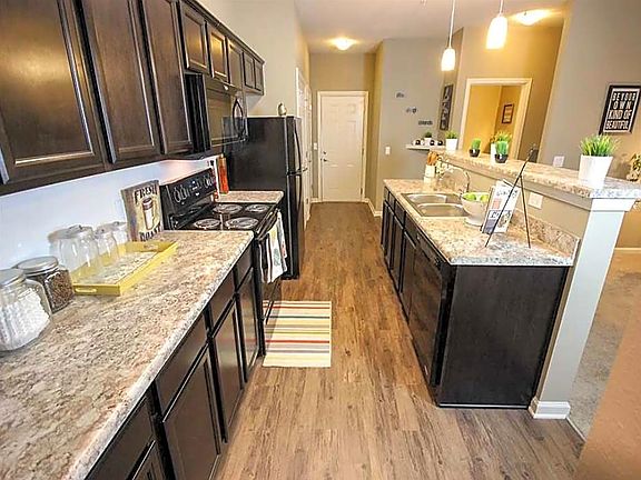 Beautiful kitchen island giving you an open concept layout