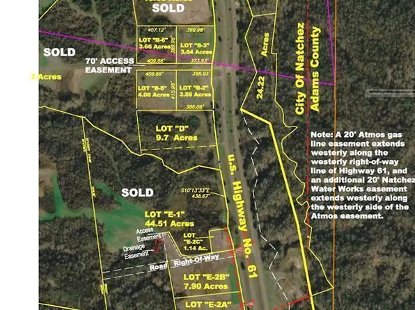 Highway 61 S Lot F1, Natchez, MS 39120