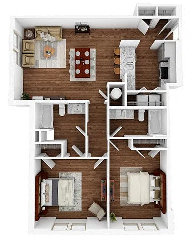 Floor plan The District