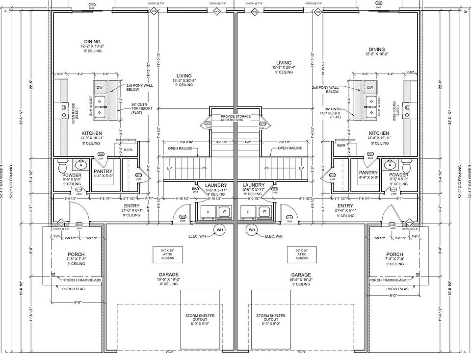 Downstairs floorplan