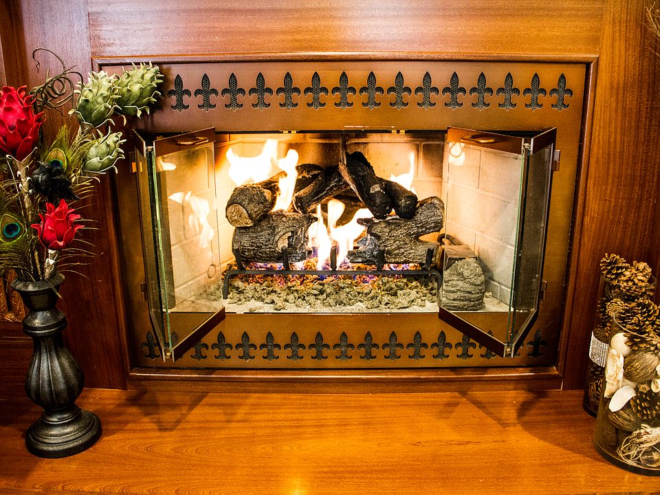 Custom Remote Gas Fireplace