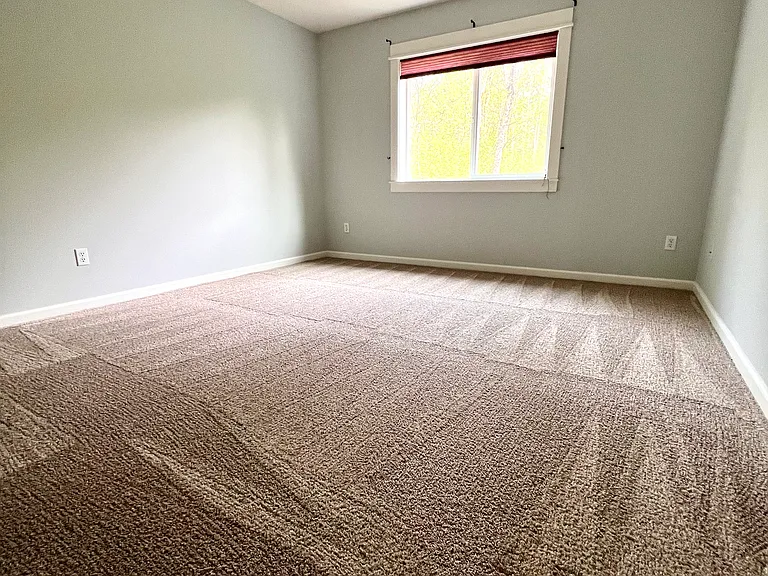South facing bedroom, view of future park