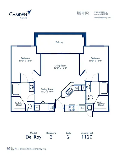 Floor plan Del Ray