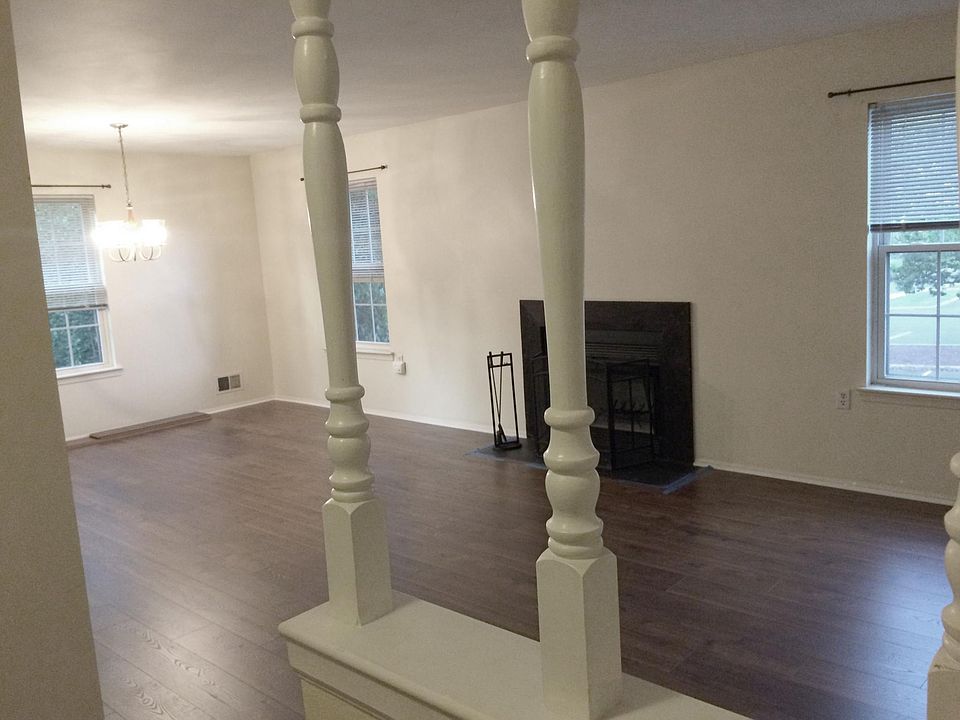 Living Room, Dining, Fireplace