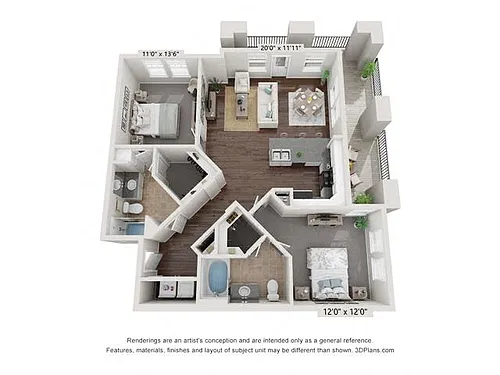 Floor plan THE QUARTERS