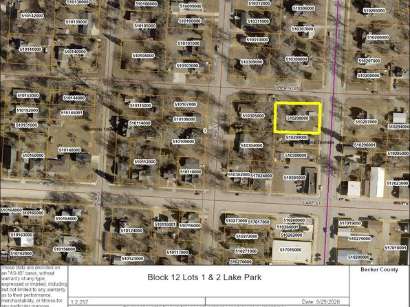 2022 2nd St, Lake Park, MN 56554