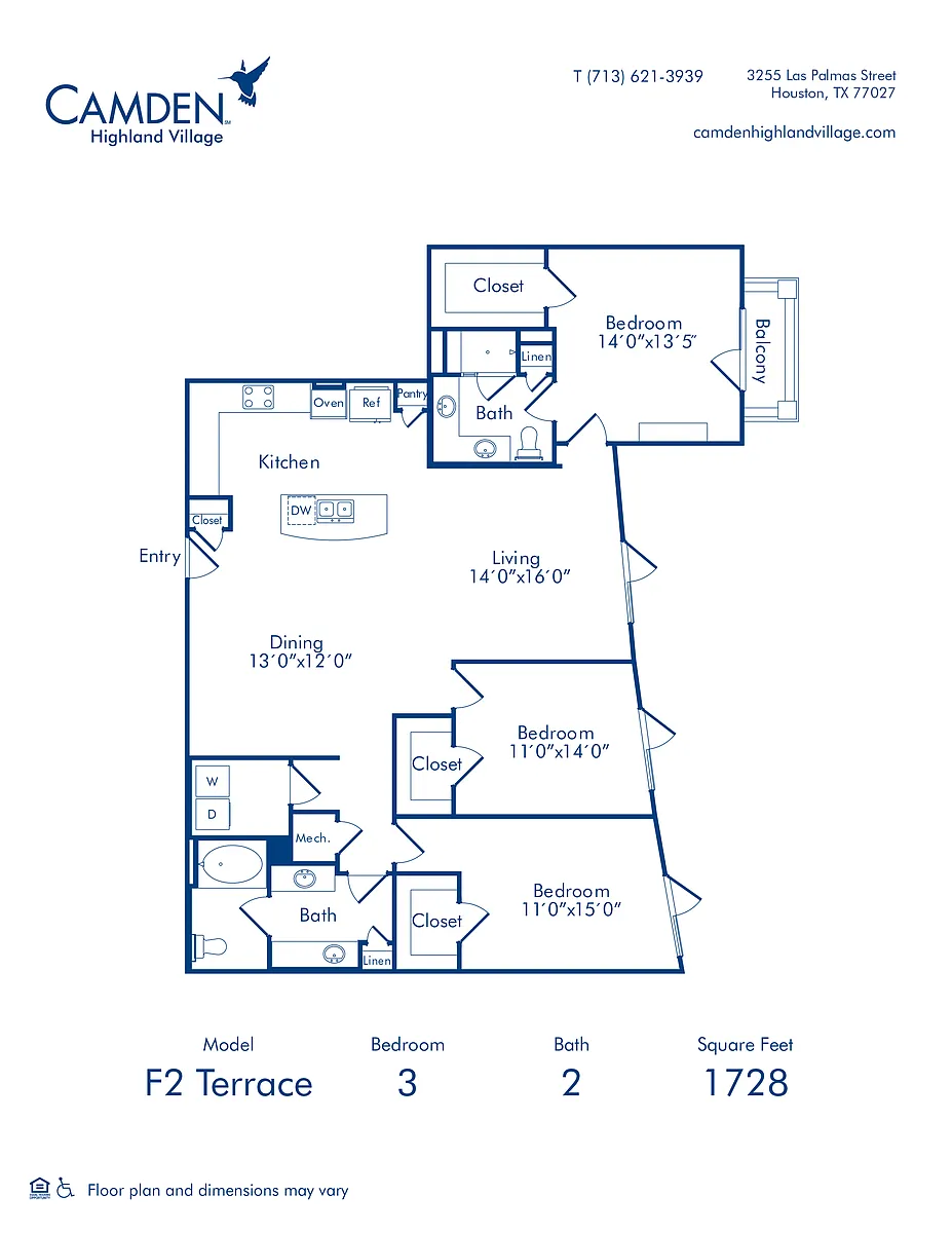 Floor plan F2 Terrace