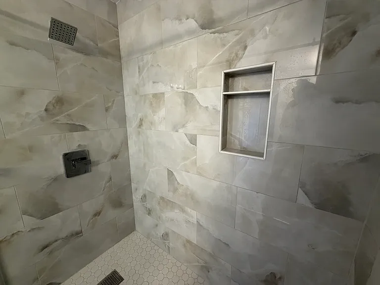 Large walk in shower