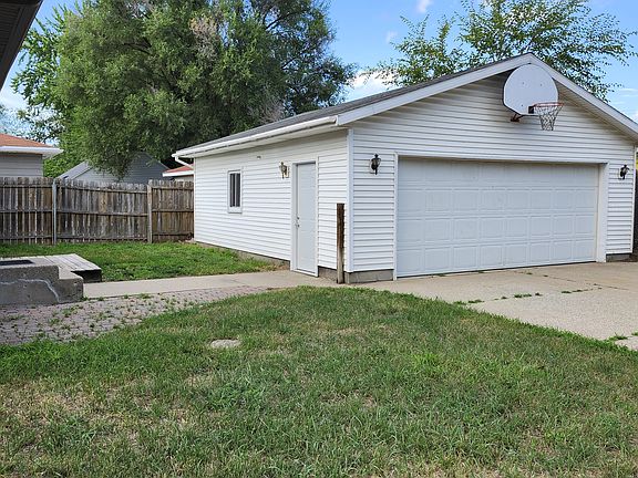 Large two stall garage