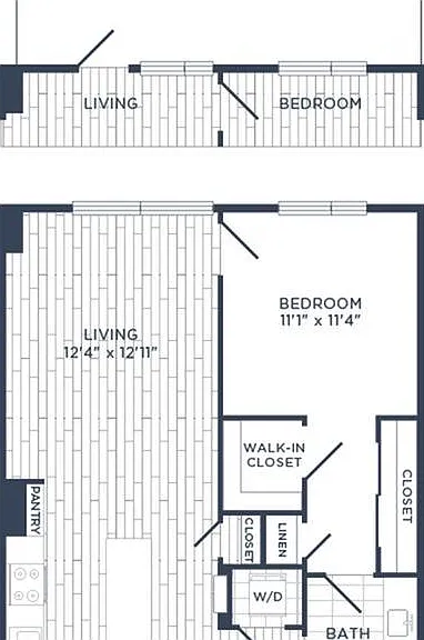 1 Bedroom 1 Bedroom