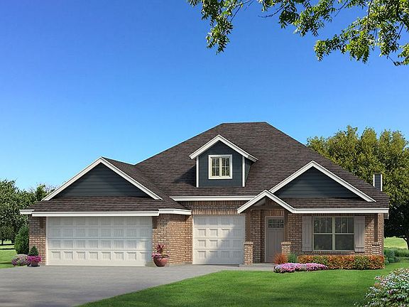 Homes by Taber Shiloh Brick Elevation - Navy Blue