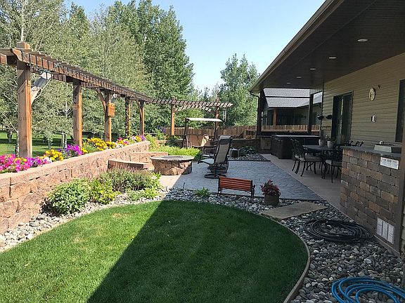 Back Patio with Gas Fire Pit