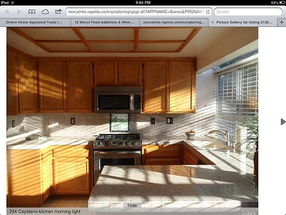 Sunny kitchen