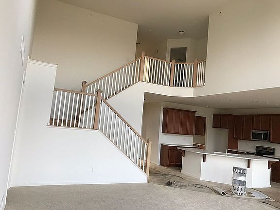 Stairs and kitchen 
