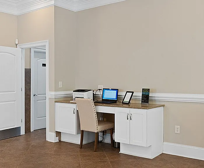 Create a productive environment in this beautifully designed home office nook.