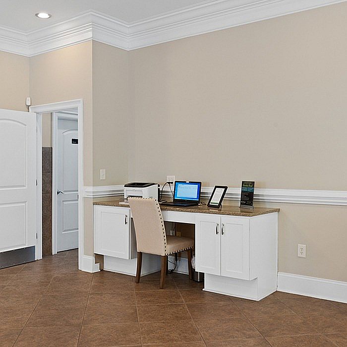 Create a productive environment in this beautifully designed home office nook.