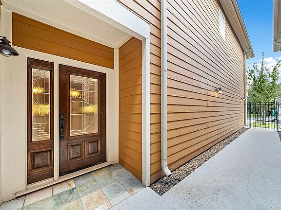 Gated entry to front door.
