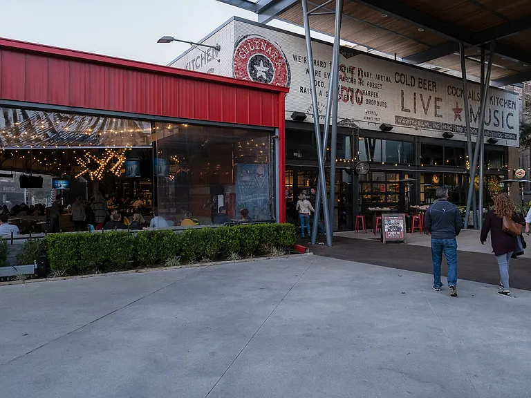 Enjoy dining options at The Domain, only minutes away
