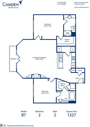 Floor plan B7
