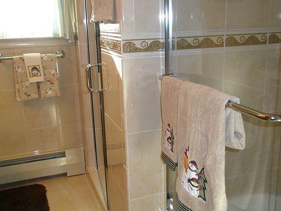 Single Shower near window