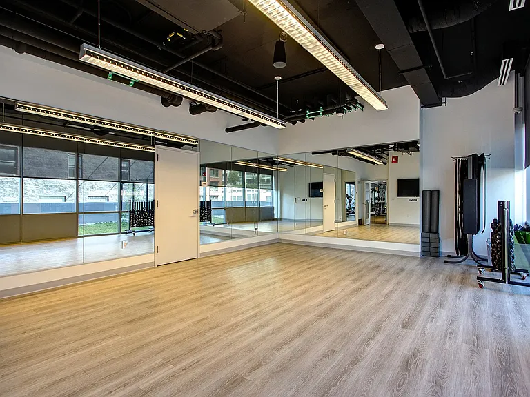 Yoga and Peloton Cycling Studios offer on-demand classes for our residents