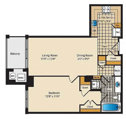 Floor plan Modena