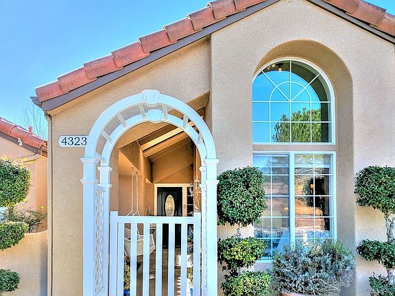 Gated entry into courtyard.