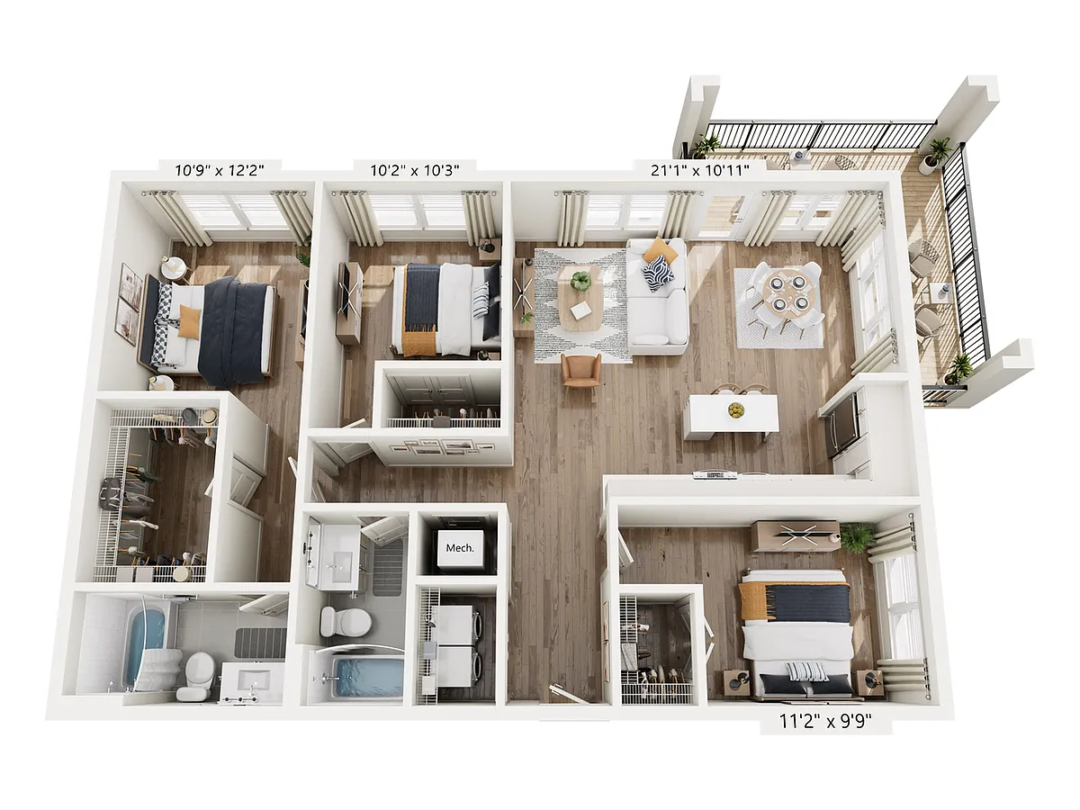 Floor plan C3
