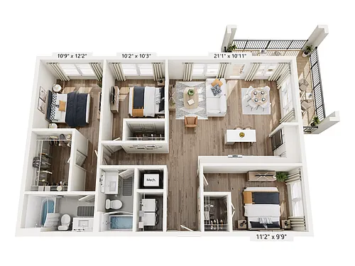 Floor plan C3