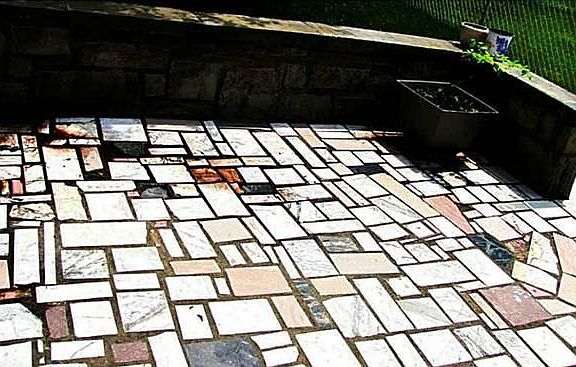Shared back patio
